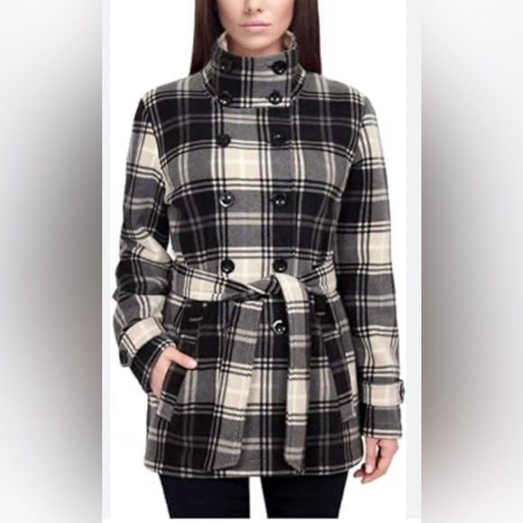 Ike Behar Jackets & Blazers - Ike Behar Ladies’ Fleece Jacket
Gray plaid Gray Sz Medium